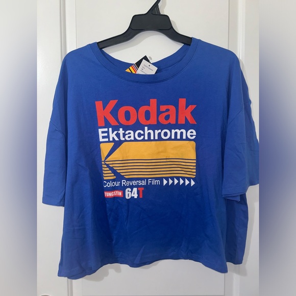 Brand new ladies crop top Kodak T-shirt - Picture 1 of 6